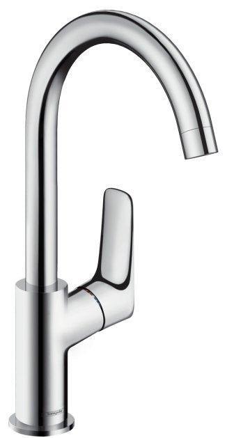 Baterie lavoar Hansgrohe Logis 210, ventil pop-up, pentru lavoar tip bol - Kabine.ro - Baterii